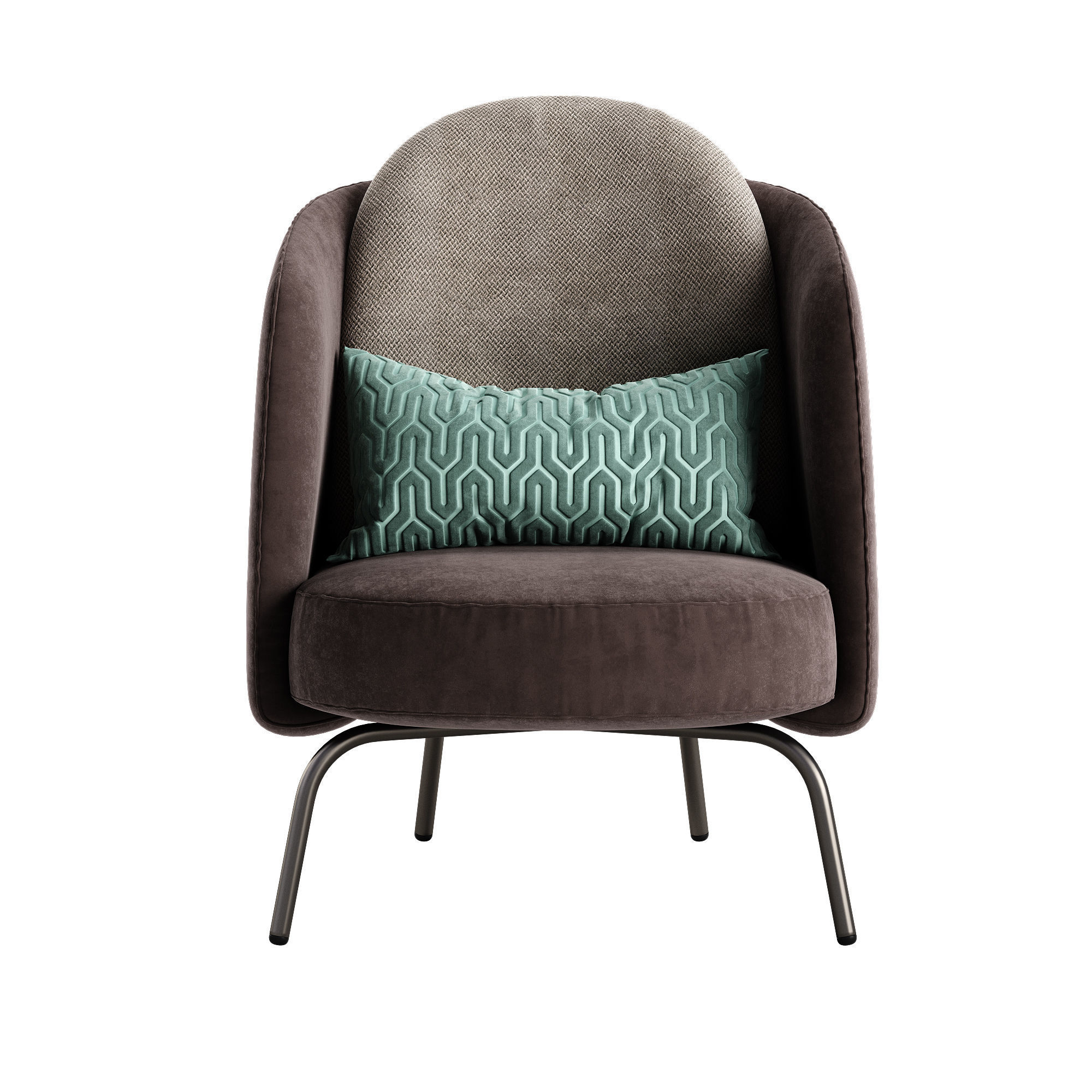Ditre italia Lucia armchair 3D model_1