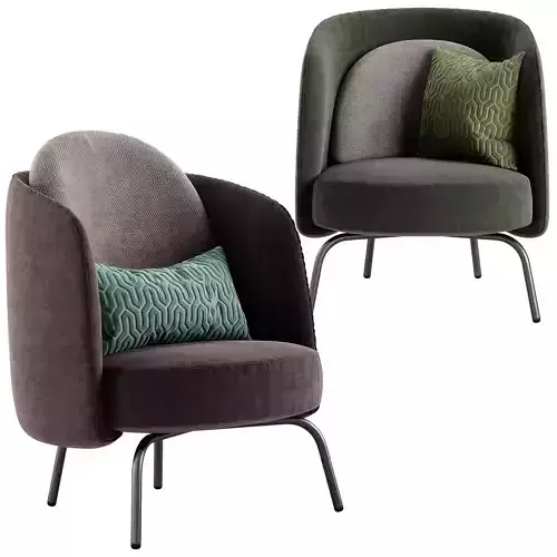 Ditre italia Lucia armchair 3D model