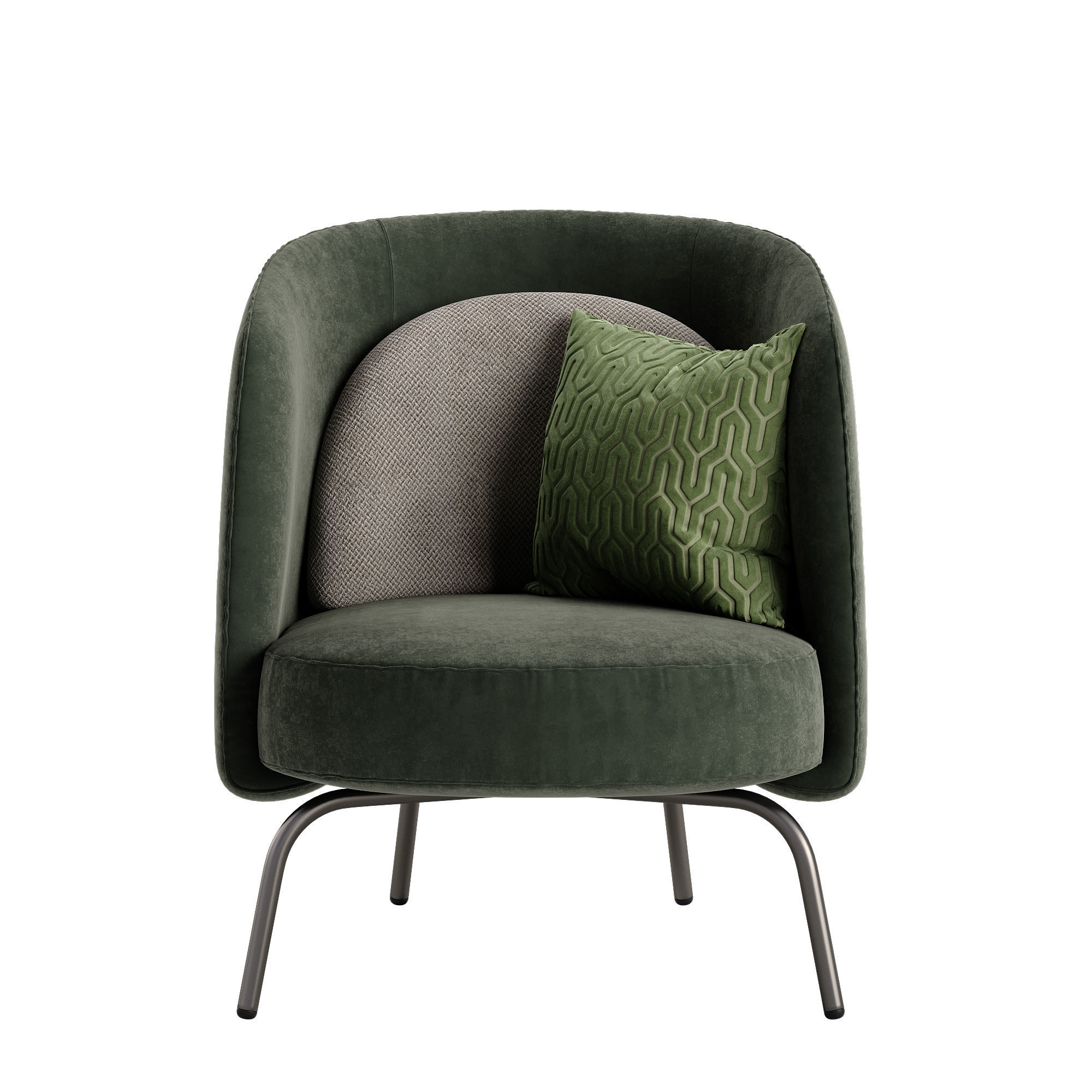 Ditre italia Lucia armchair 3D model_6