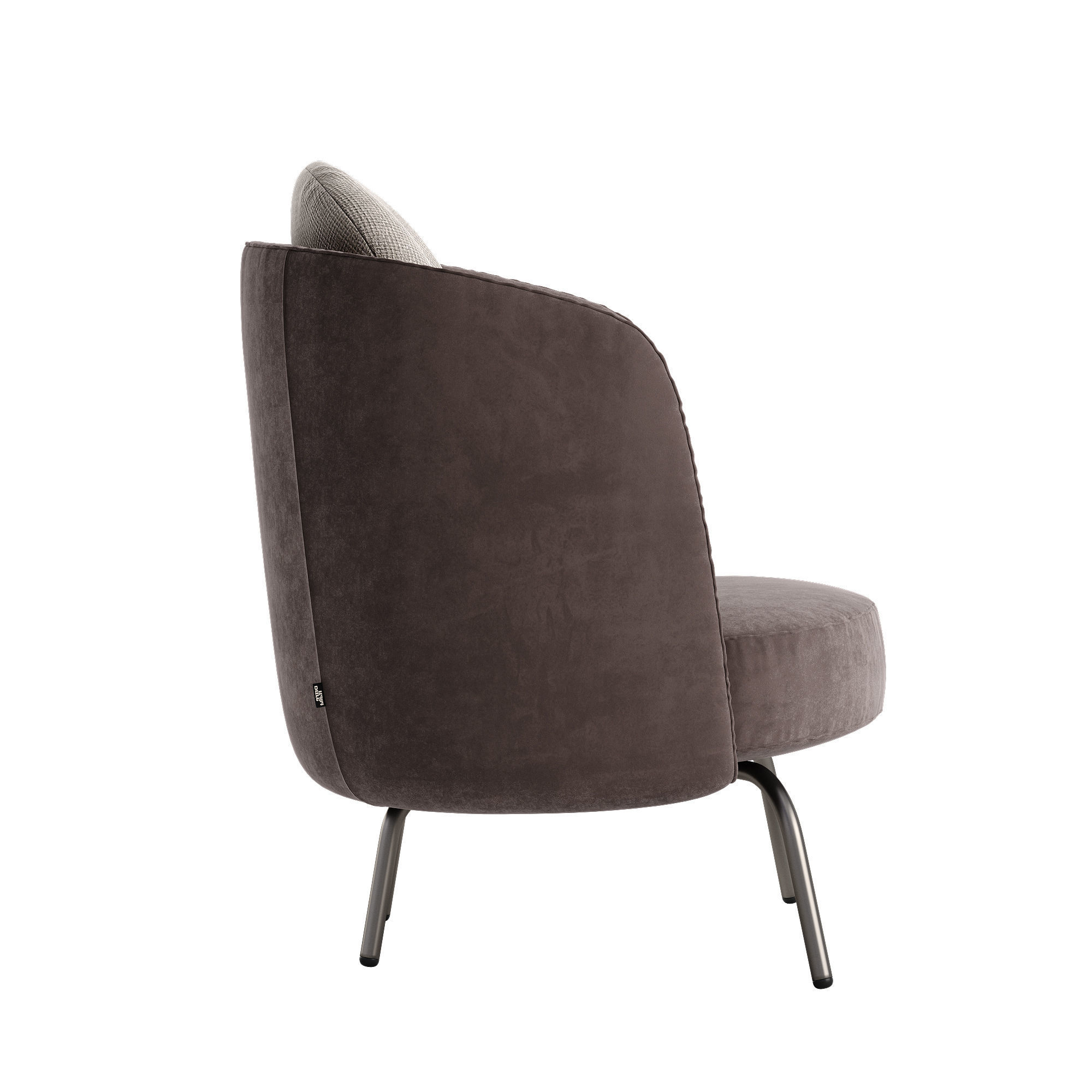 Ditre italia Lucia armchair 3D model_2