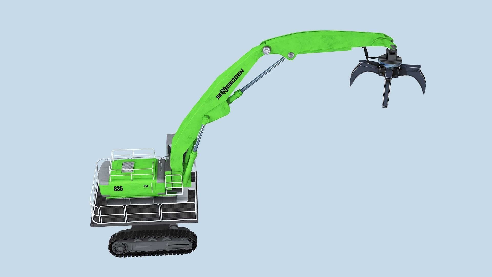 Crane  models  Low-poly 3D model_7