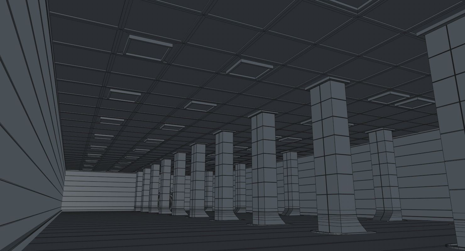 Sci Fi Warehouse 3D model_21