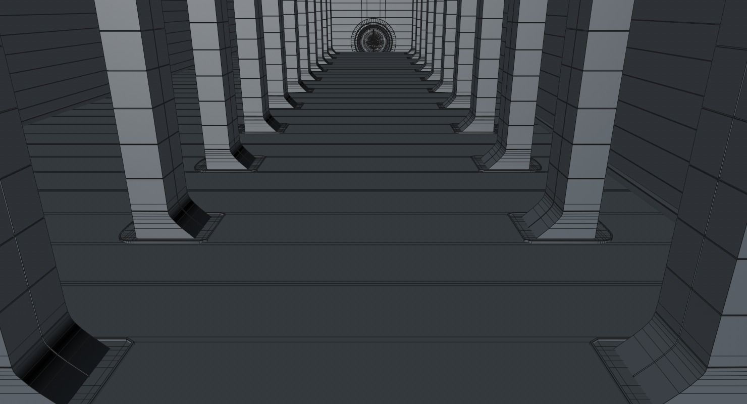 Sci Fi Warehouse 3D model_17