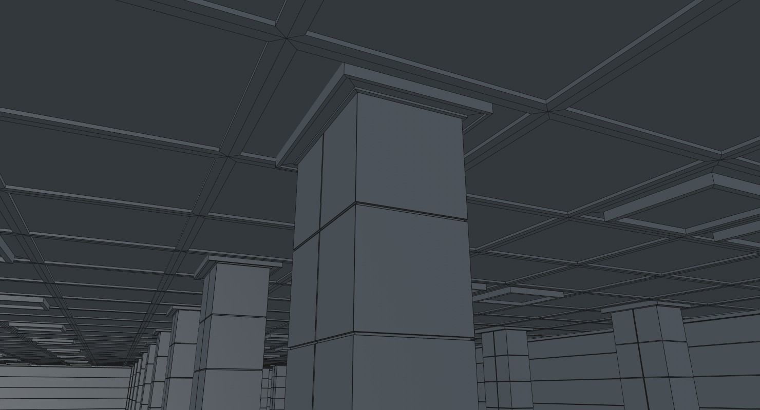 Sci Fi Warehouse 3D model_22