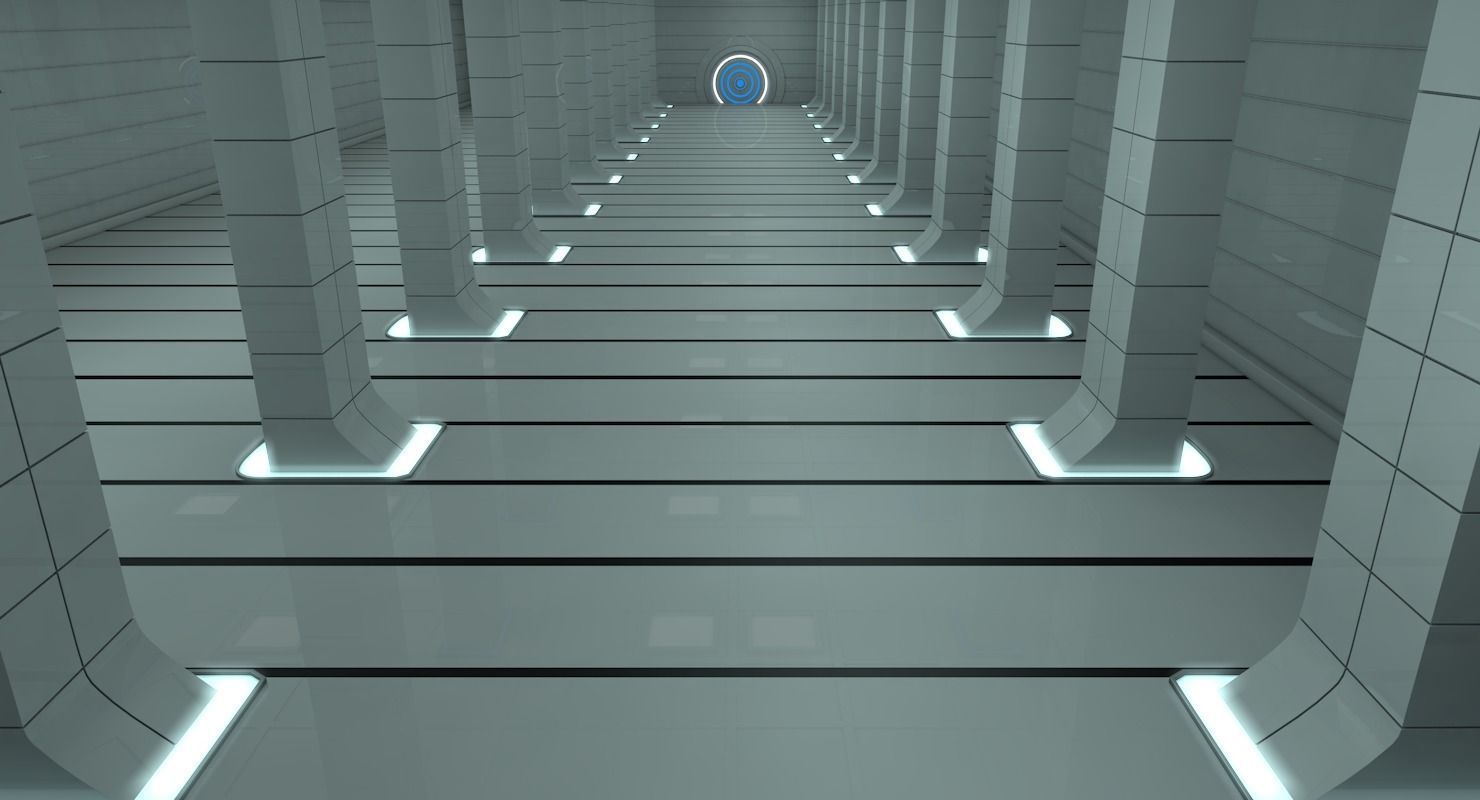 Sci Fi Warehouse 3D model_5