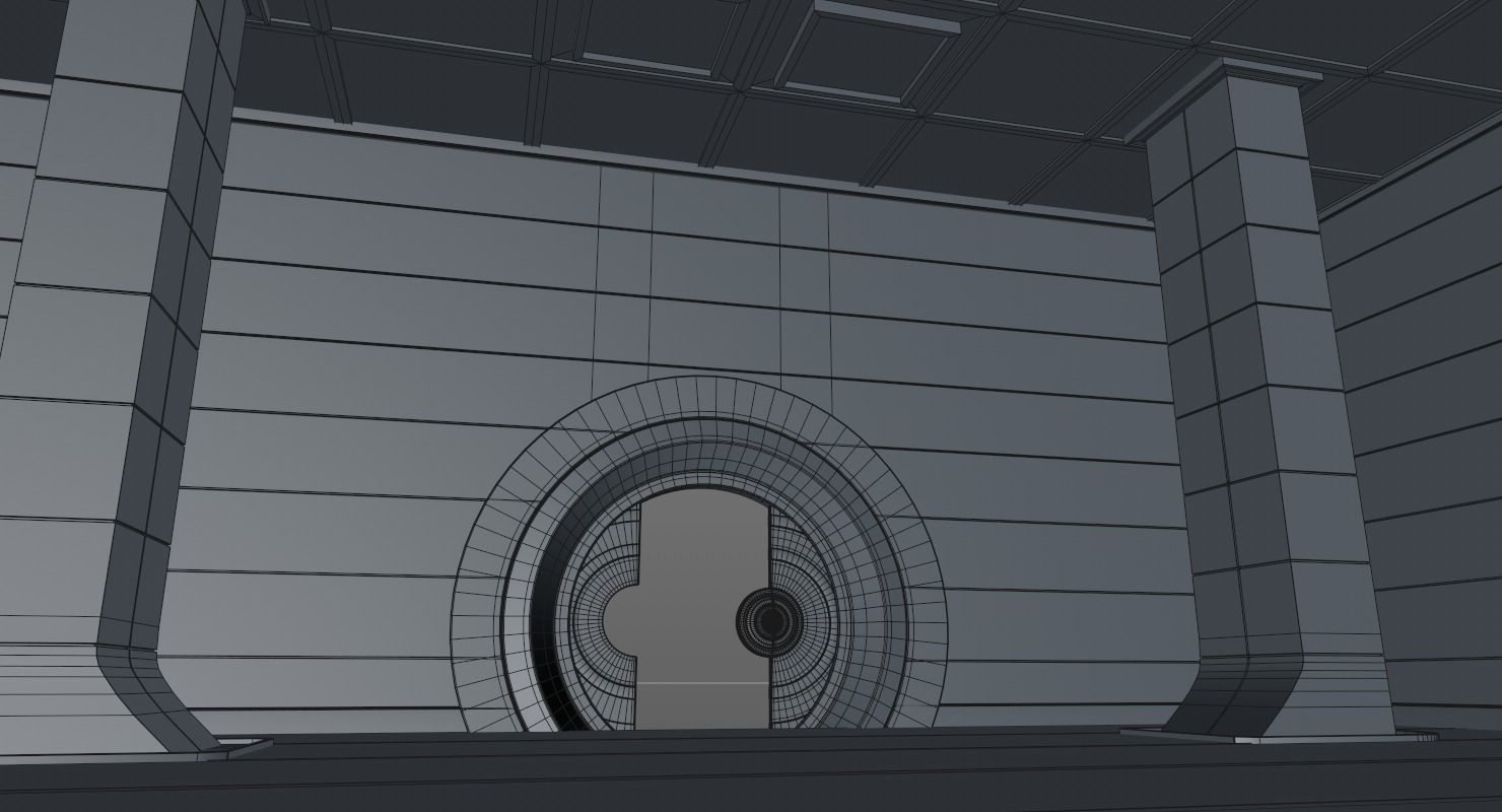Sci Fi Warehouse 3D model_12
