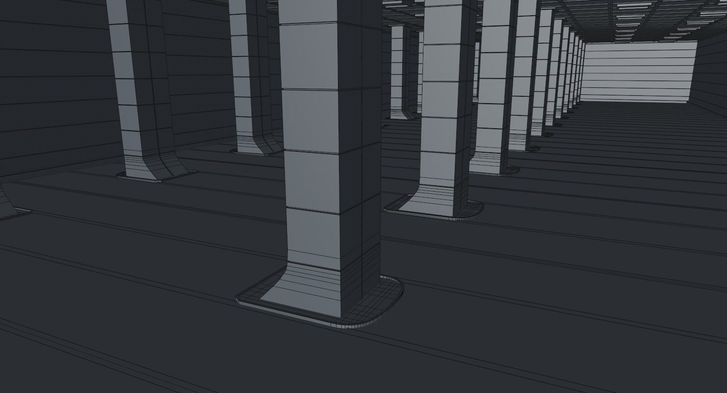 Sci Fi Warehouse 3D model_10
