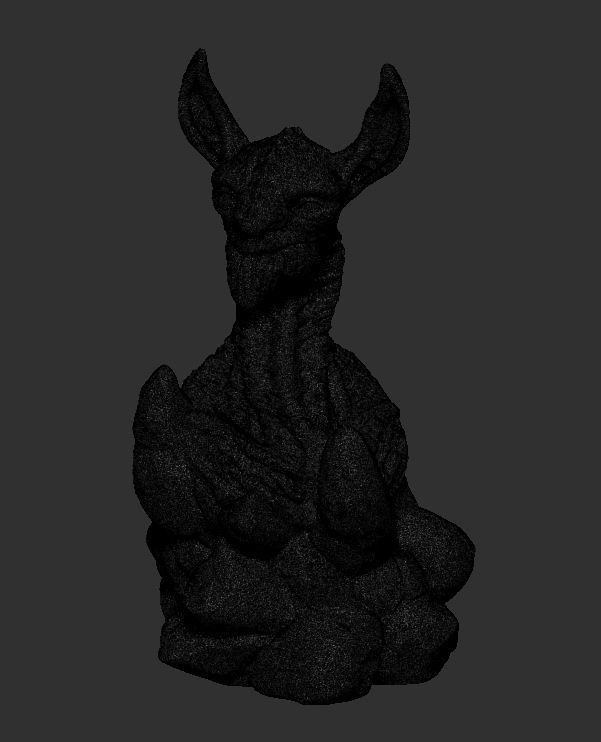 Lizard man Bust 3D print model_16