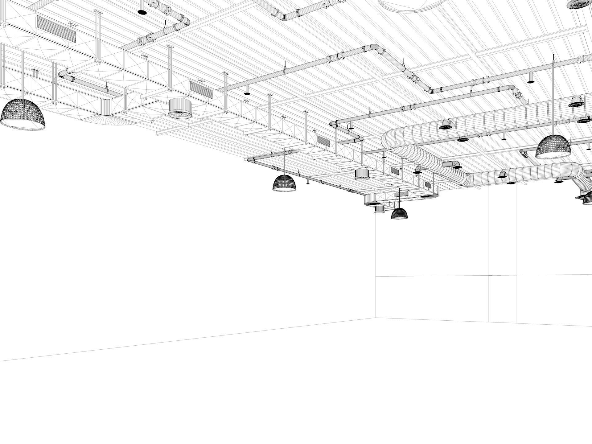 Loft office interior 2 3D model_15