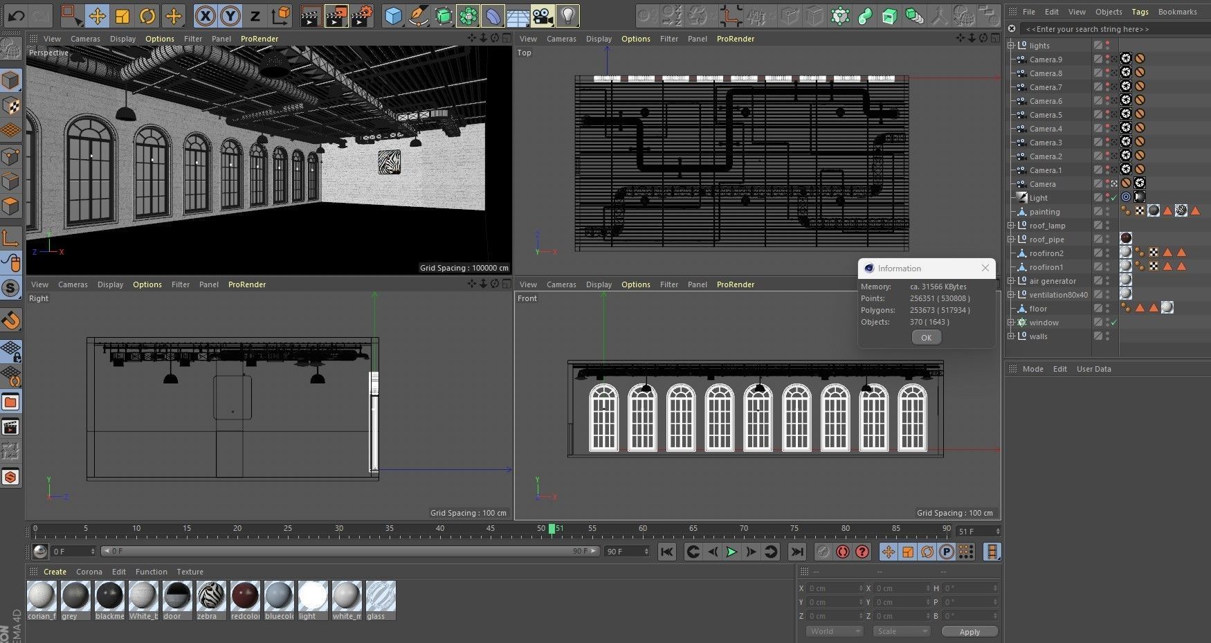 Loft office interior 2 3D model_21