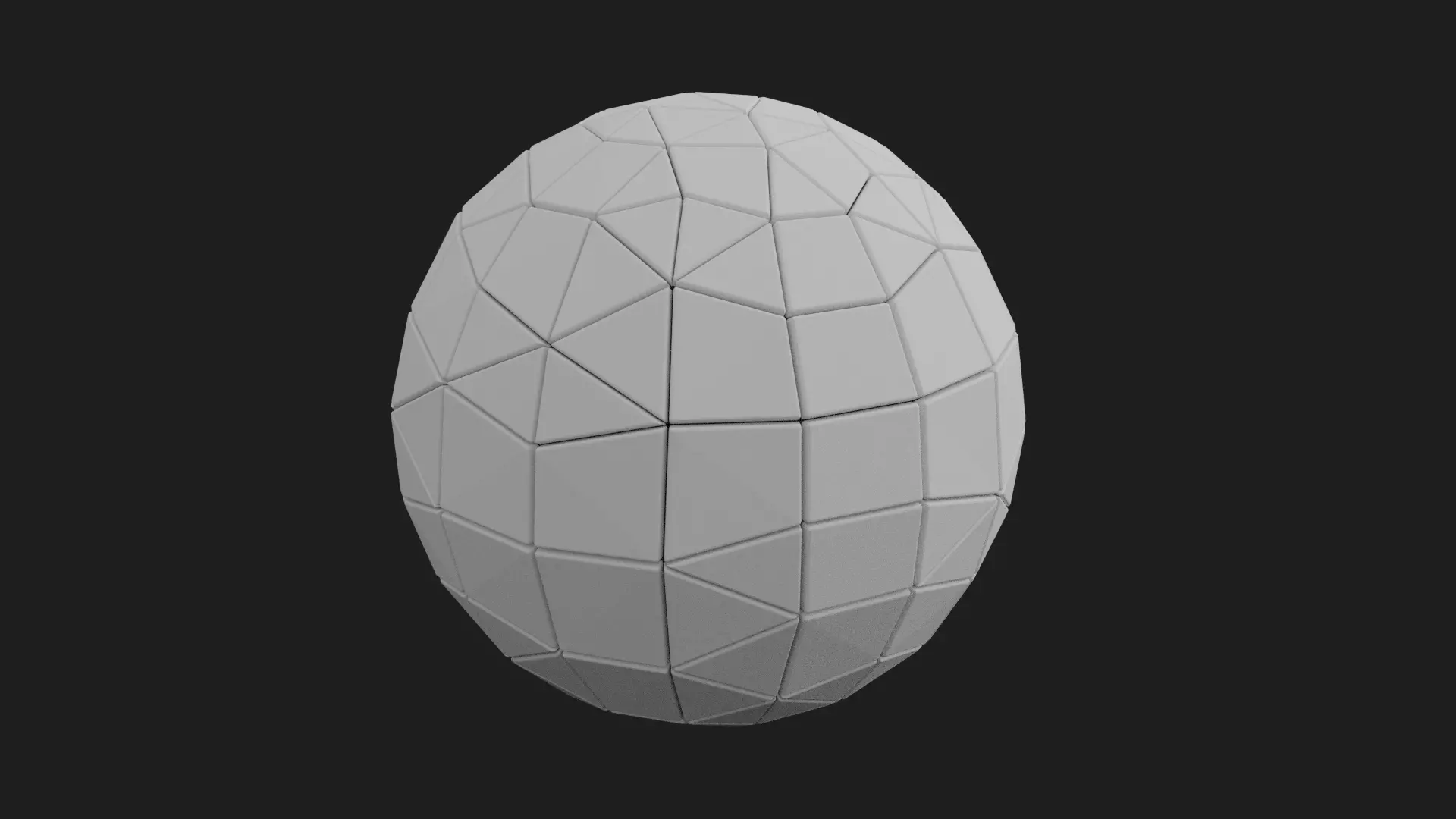 Hardsurface Pattern sphere Free 3D print model