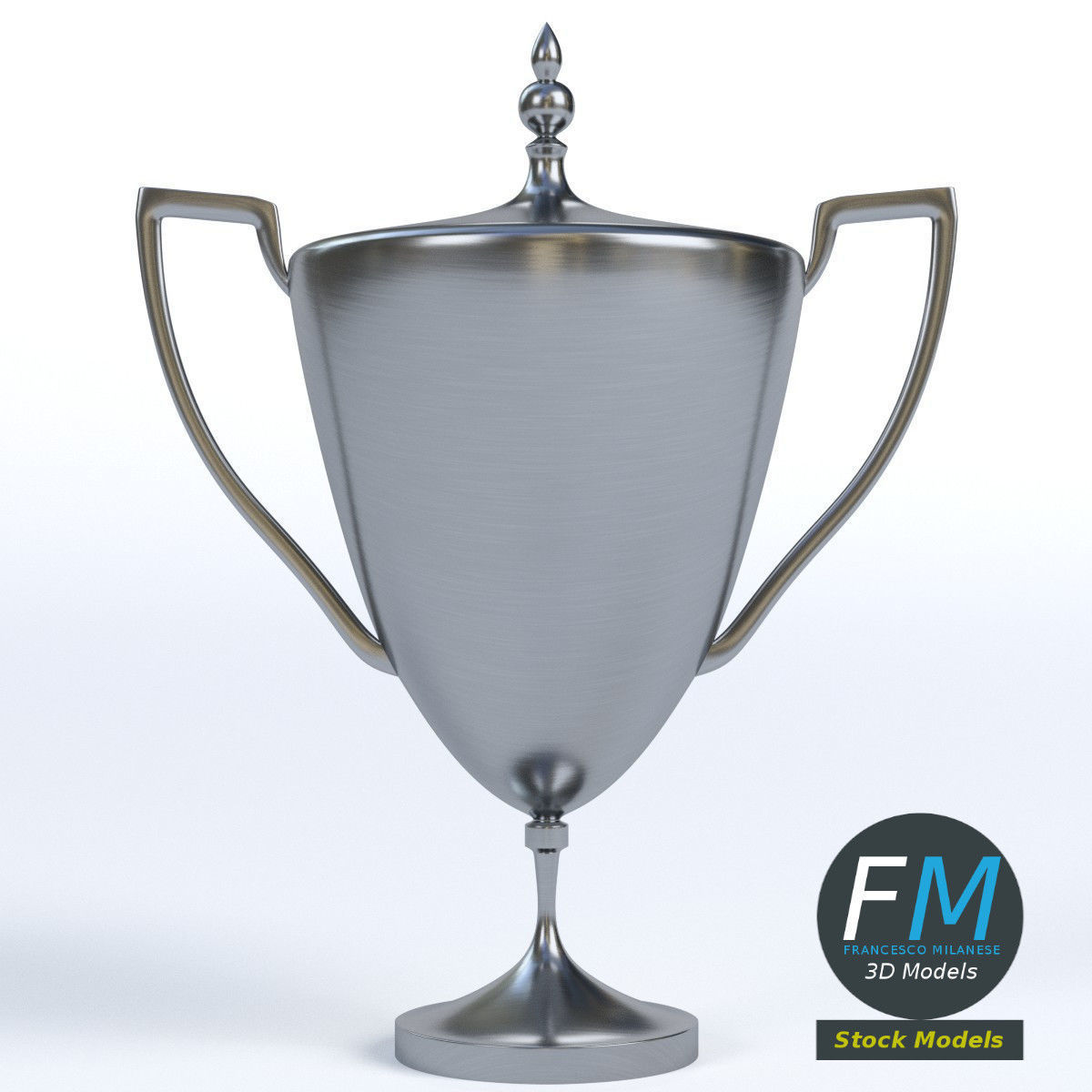 Trophy cup 2 3D model_3