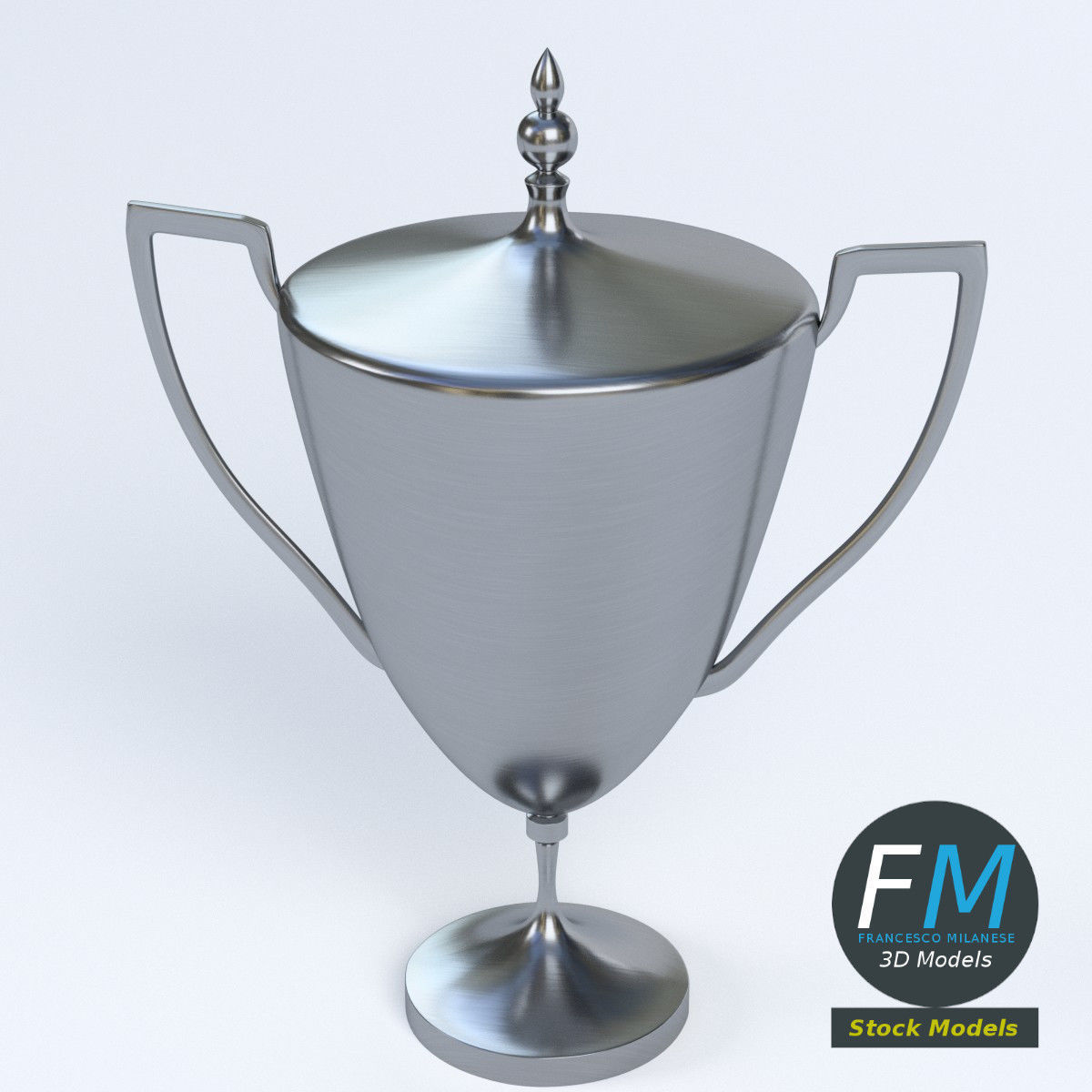 Trophy cup 2 3D model_2