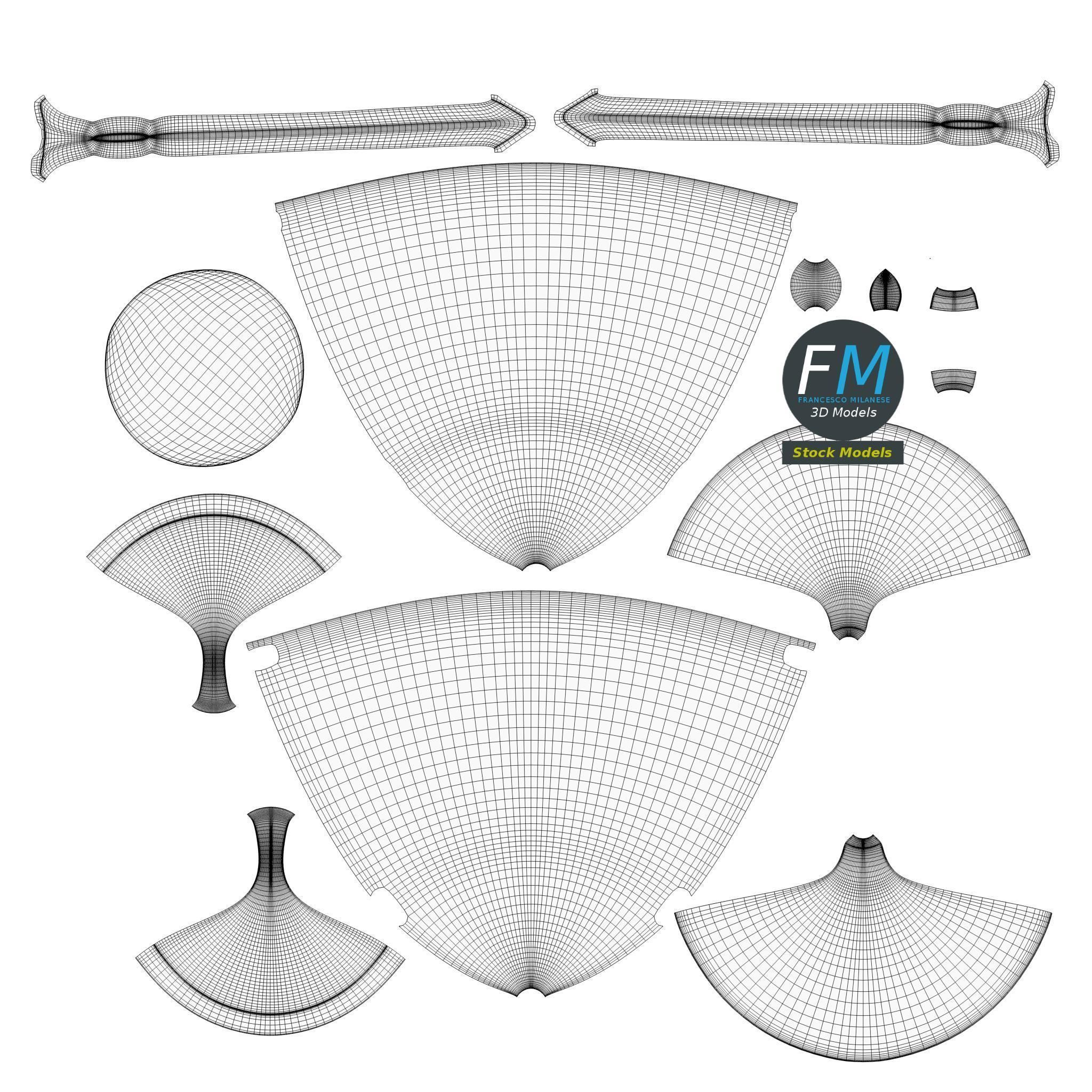 Trophy cup 2 3D model_11