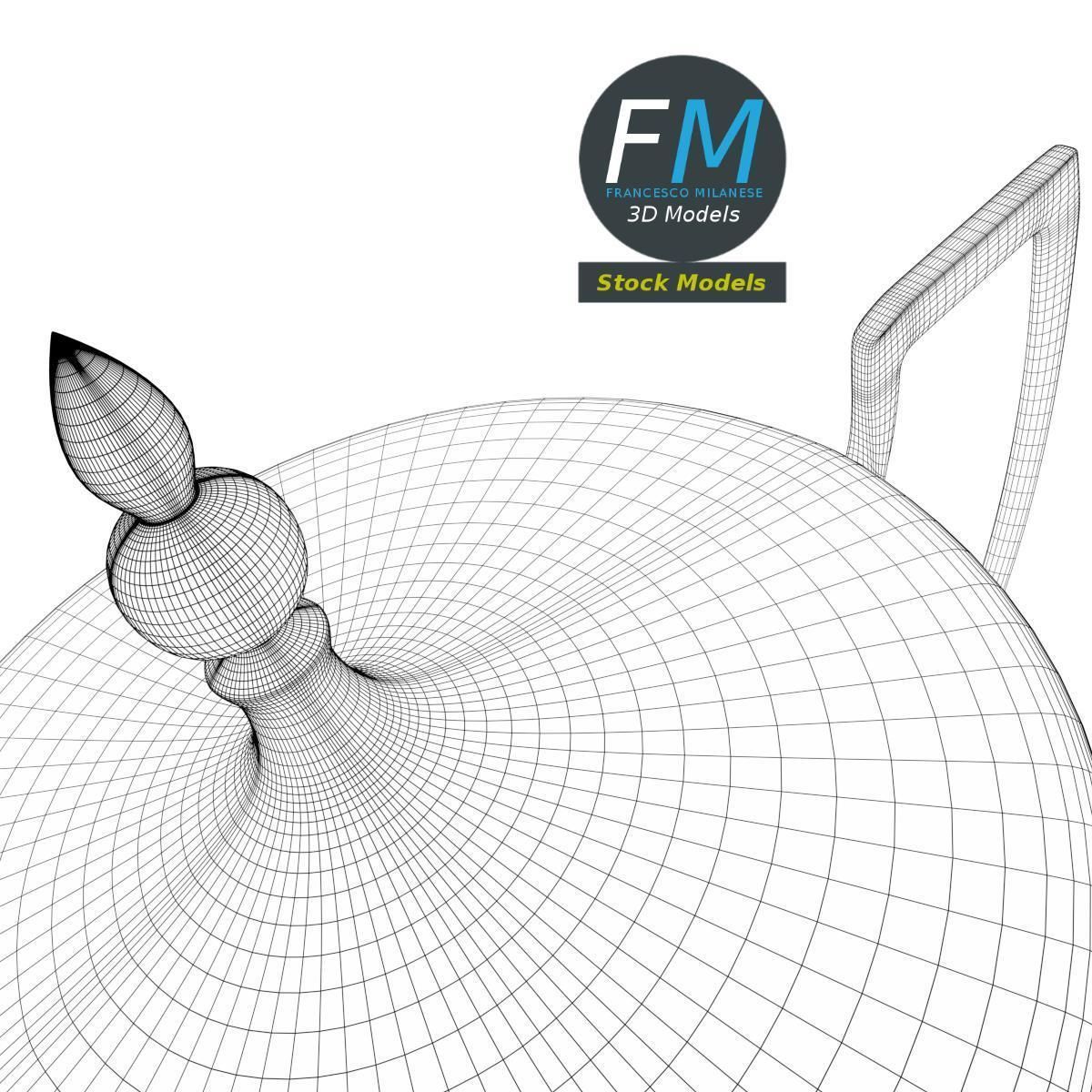 Trophy cup 2 3D model_8