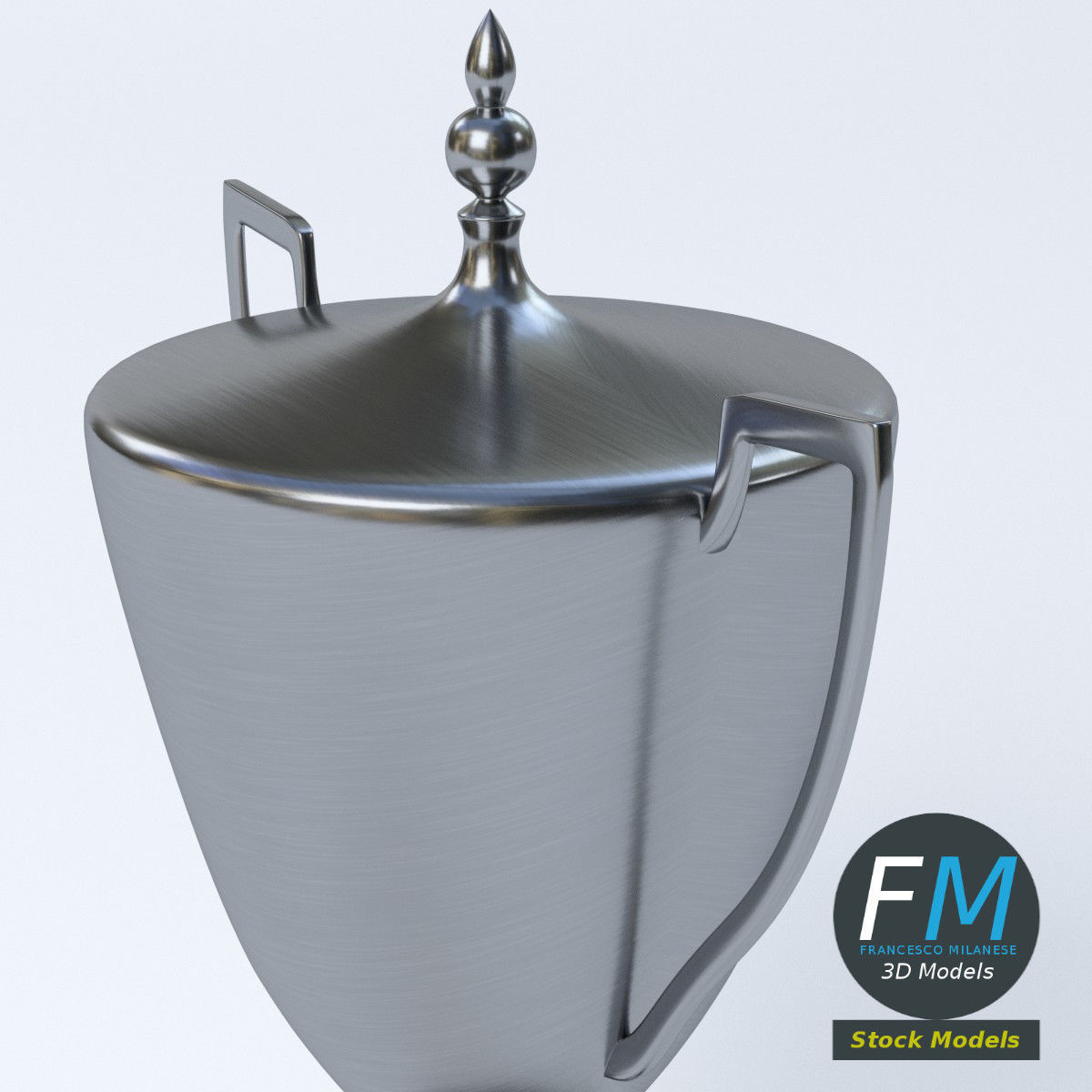 Trophy cup 2 3D model_5