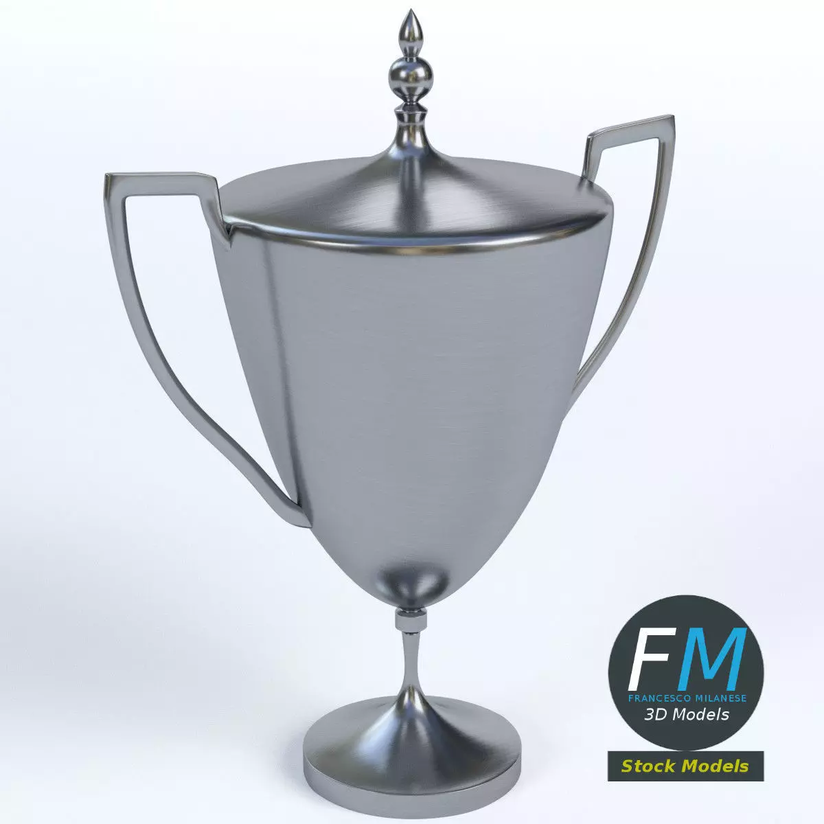 Trophy cup 2 3D model_0