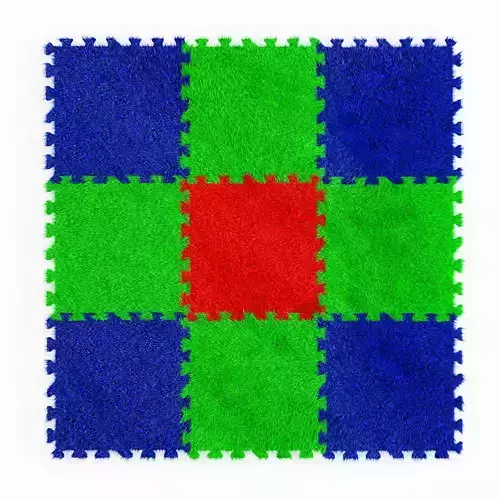 Puzzle Carpet Fur