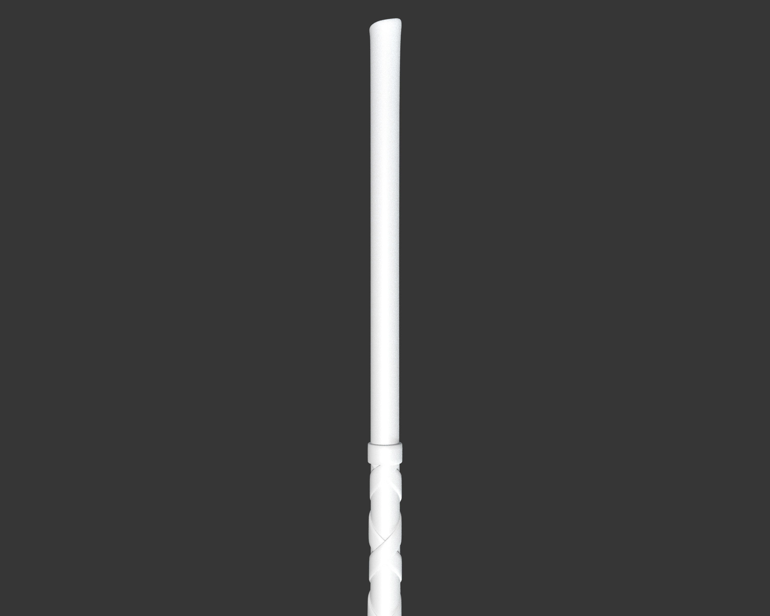 Medieval Crude Weapon Pole Axe Low-poly 3D model_13
