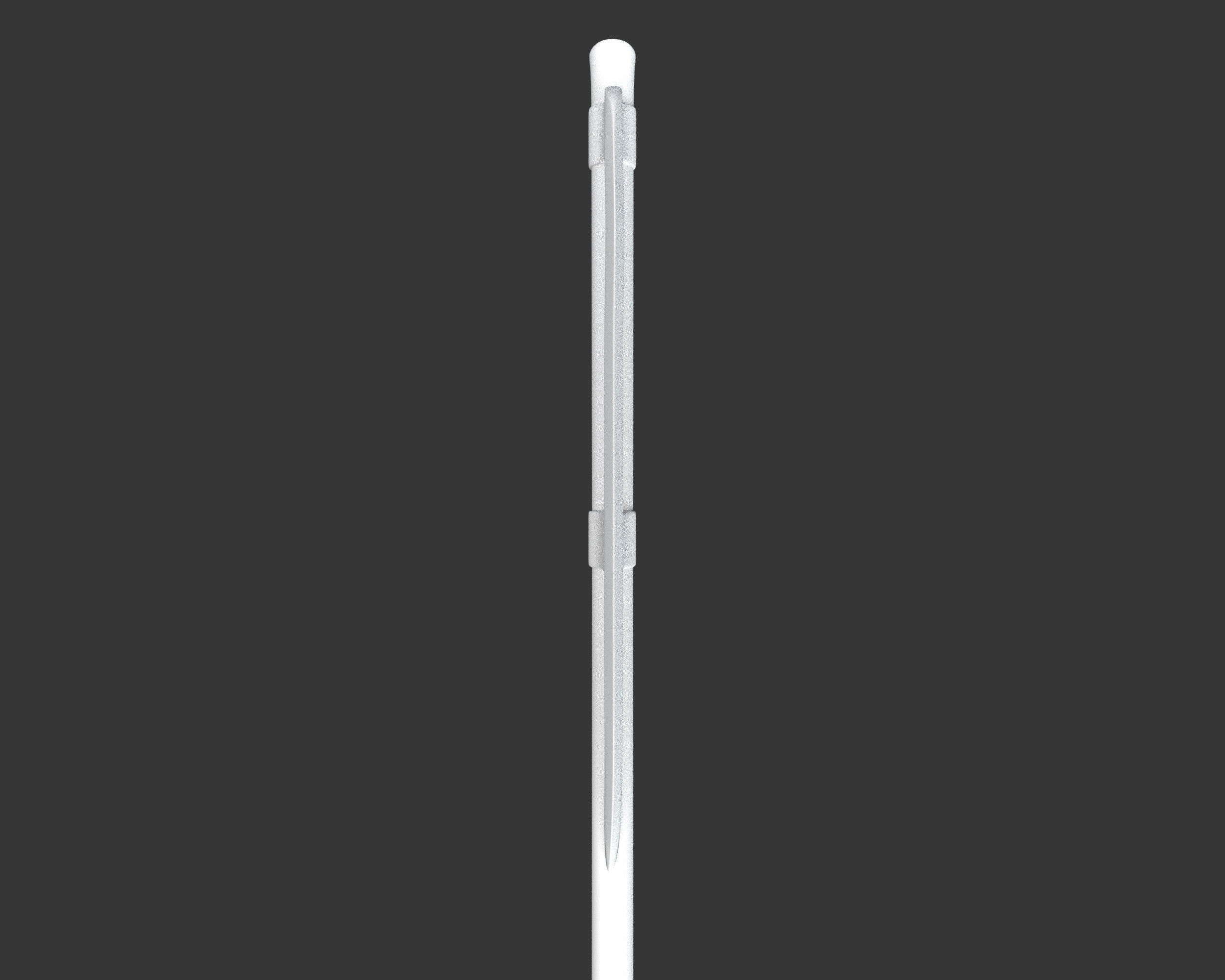 Medieval Crude Weapon Pole Axe Low-poly 3D model_10