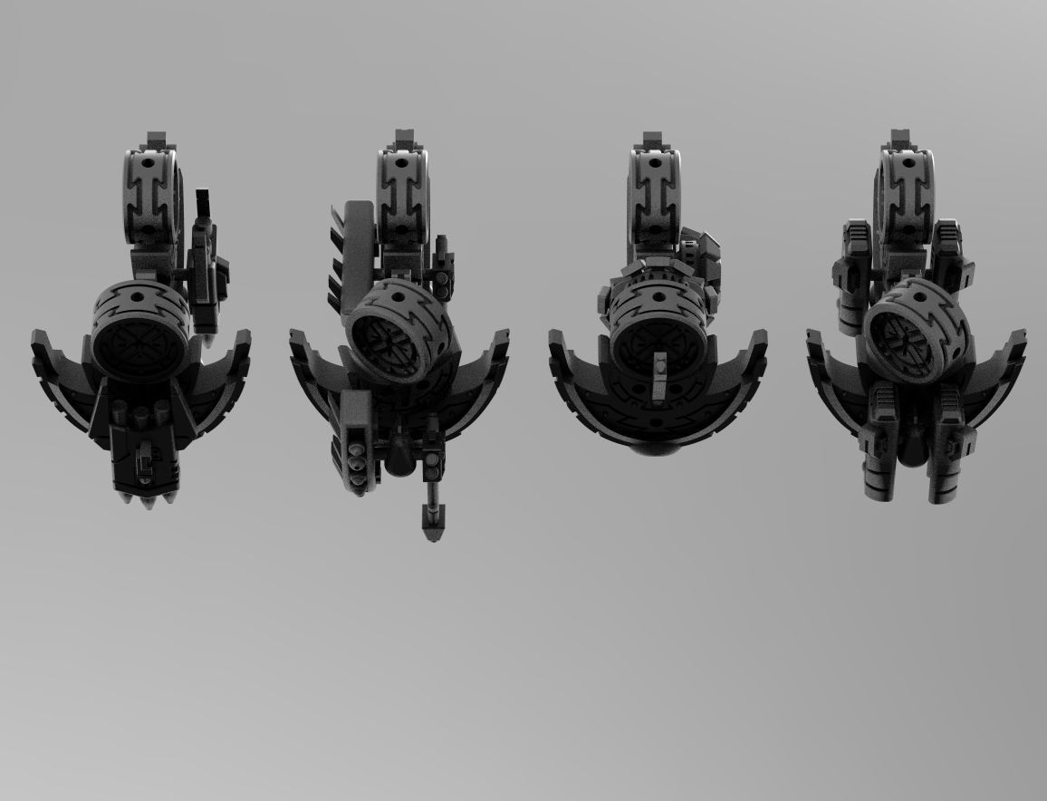 Modular Greater Good alt drones construction kit 3D print model_4