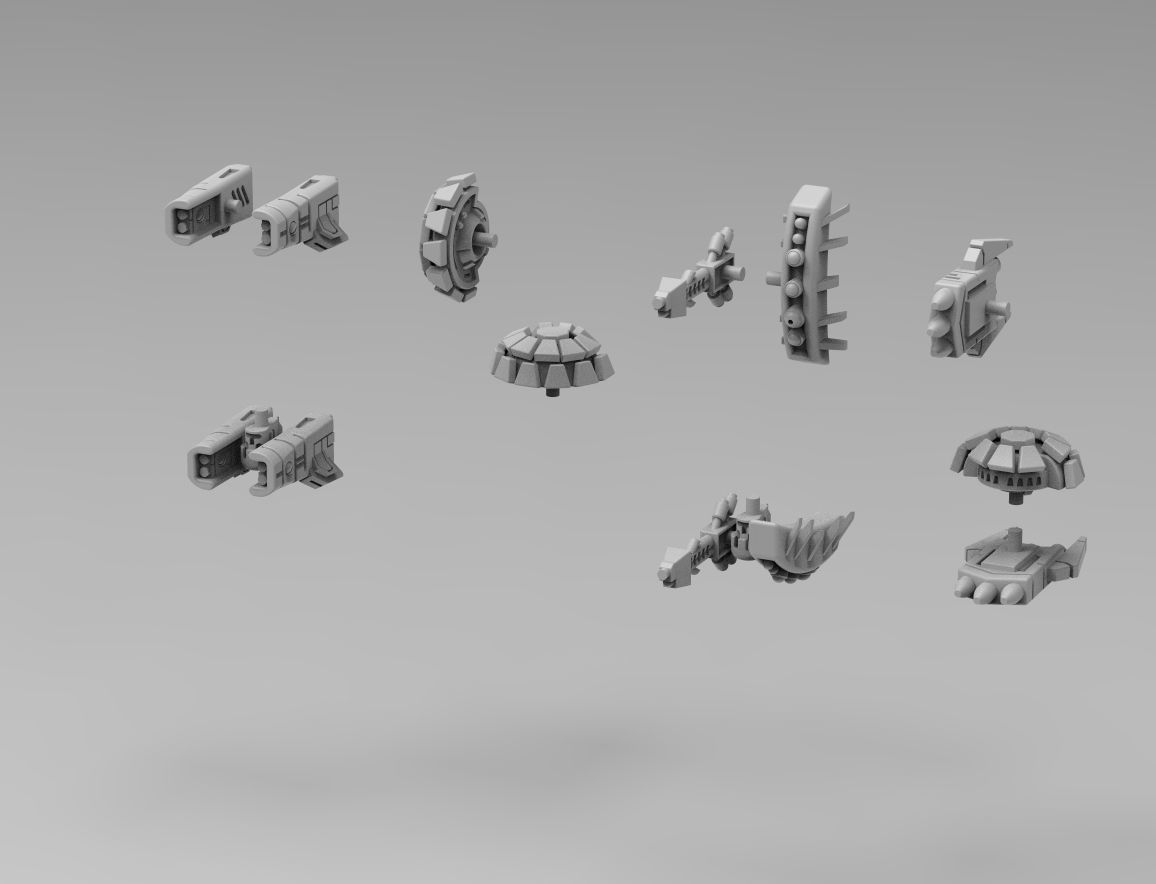 Modular Greater Good alt drones construction kit 3D print model_5