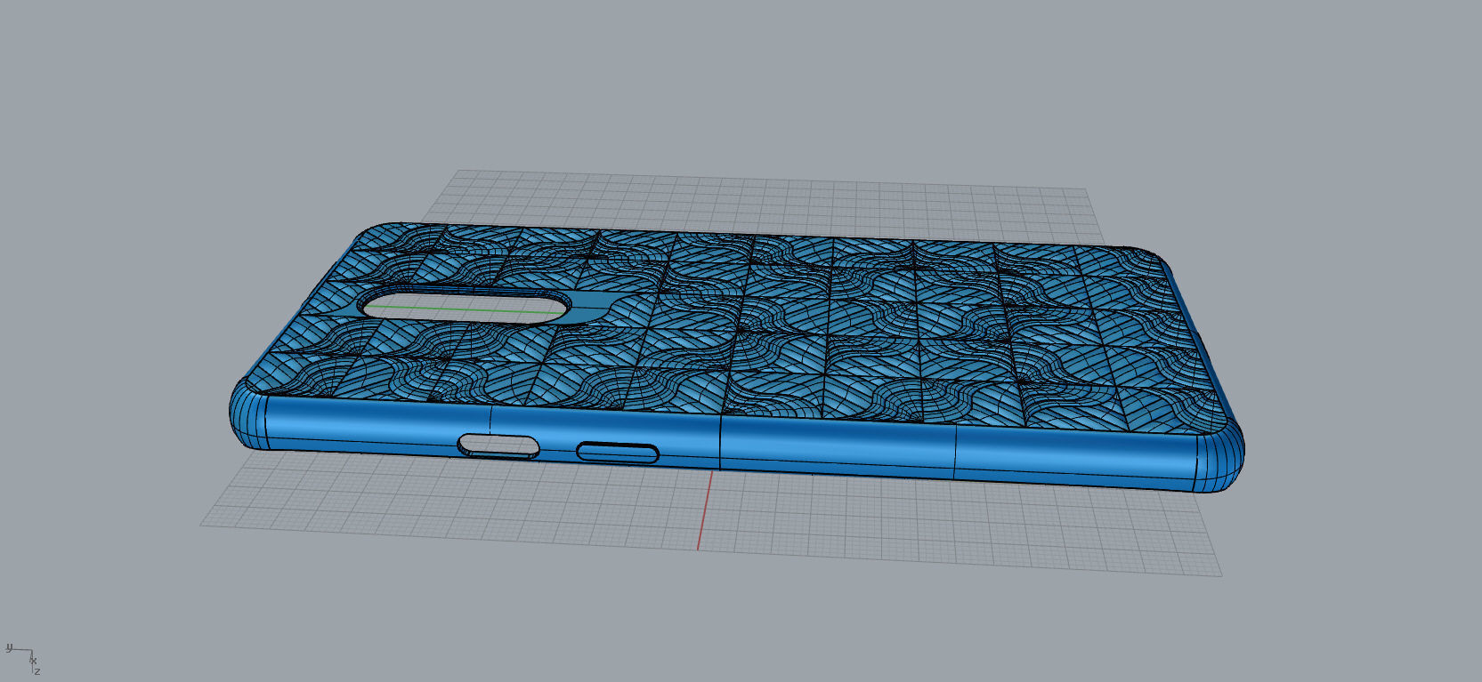  Original Oneplus 7 pro black Case 3D Model 3D print model 3D print model_15