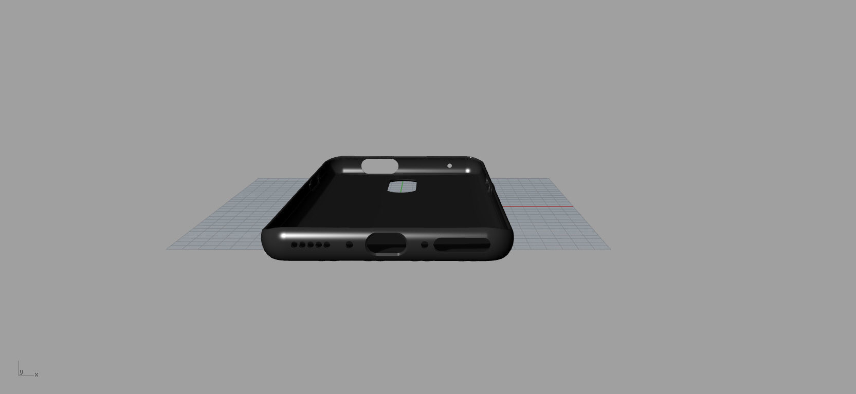  Original Oneplus 7 pro black Case 3D Model 3D print model 3D print model_18