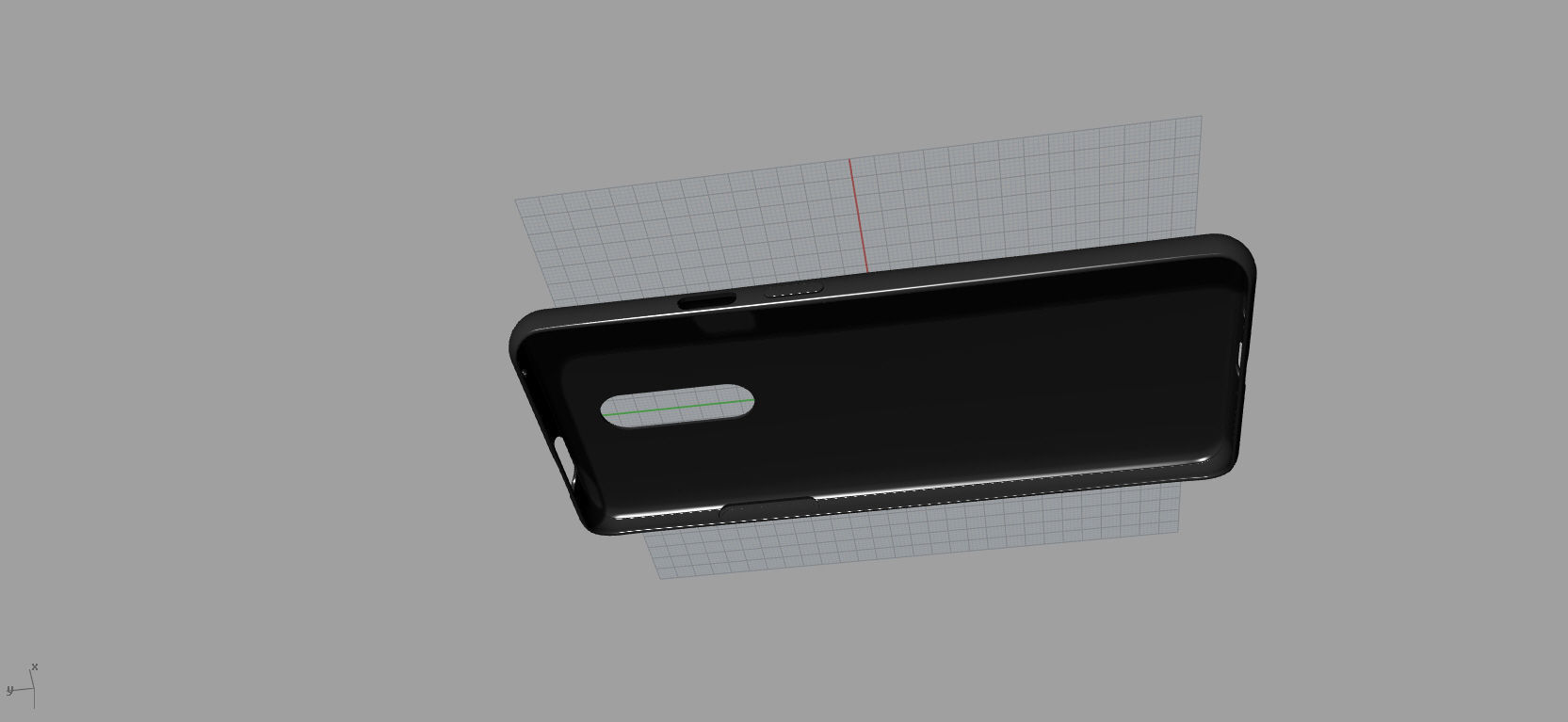  Original Oneplus 7 pro black Case 3D Model 3D print model 3D print model_5