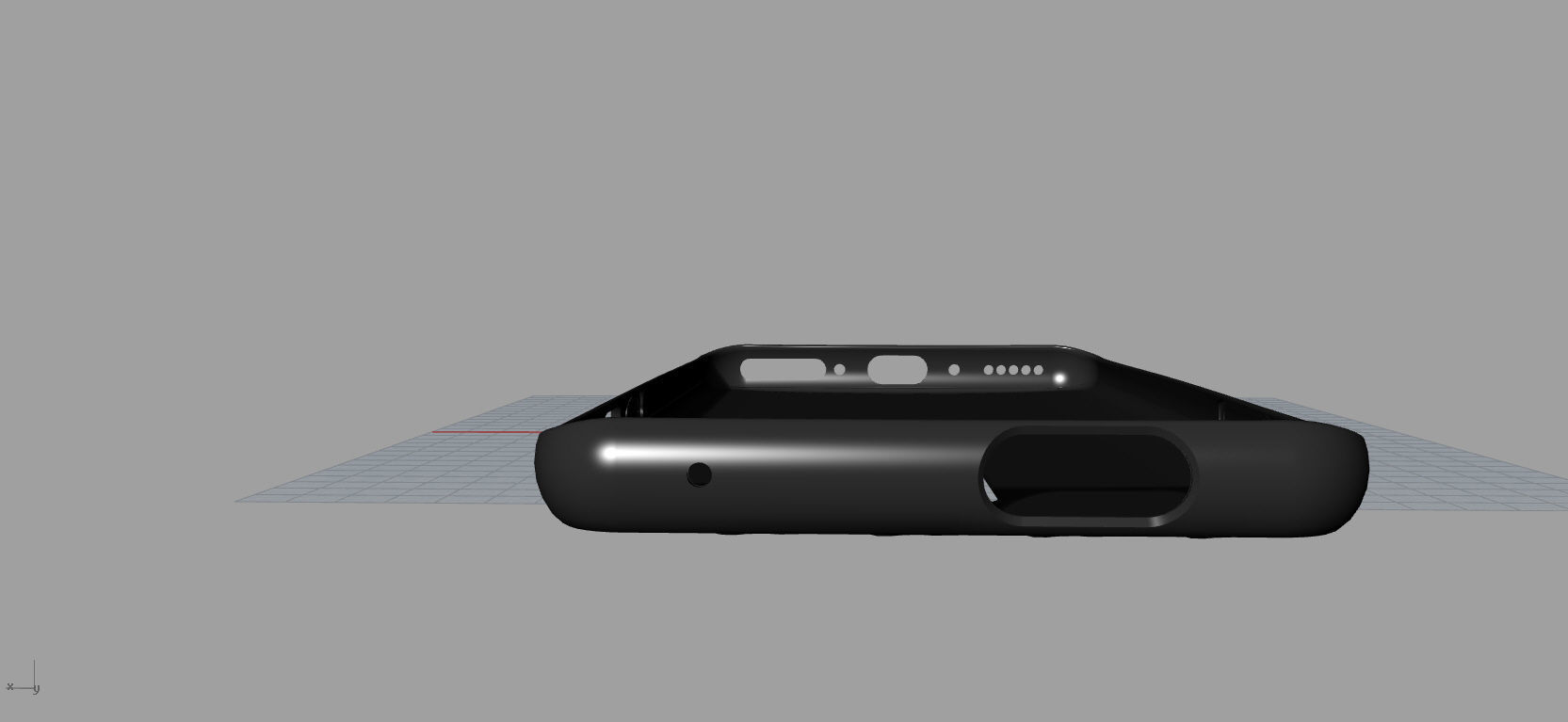  Original Oneplus 7 pro black Case 3D Model 3D print model 3D print model_9