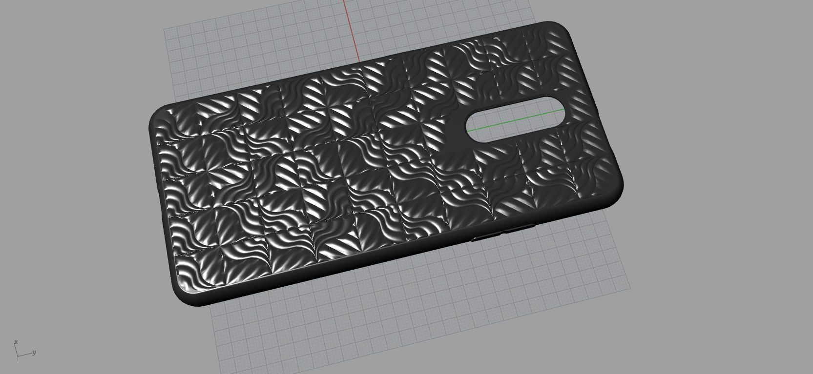  Original Oneplus 7 pro black Case 3D Model 3D print model 3D print model_13