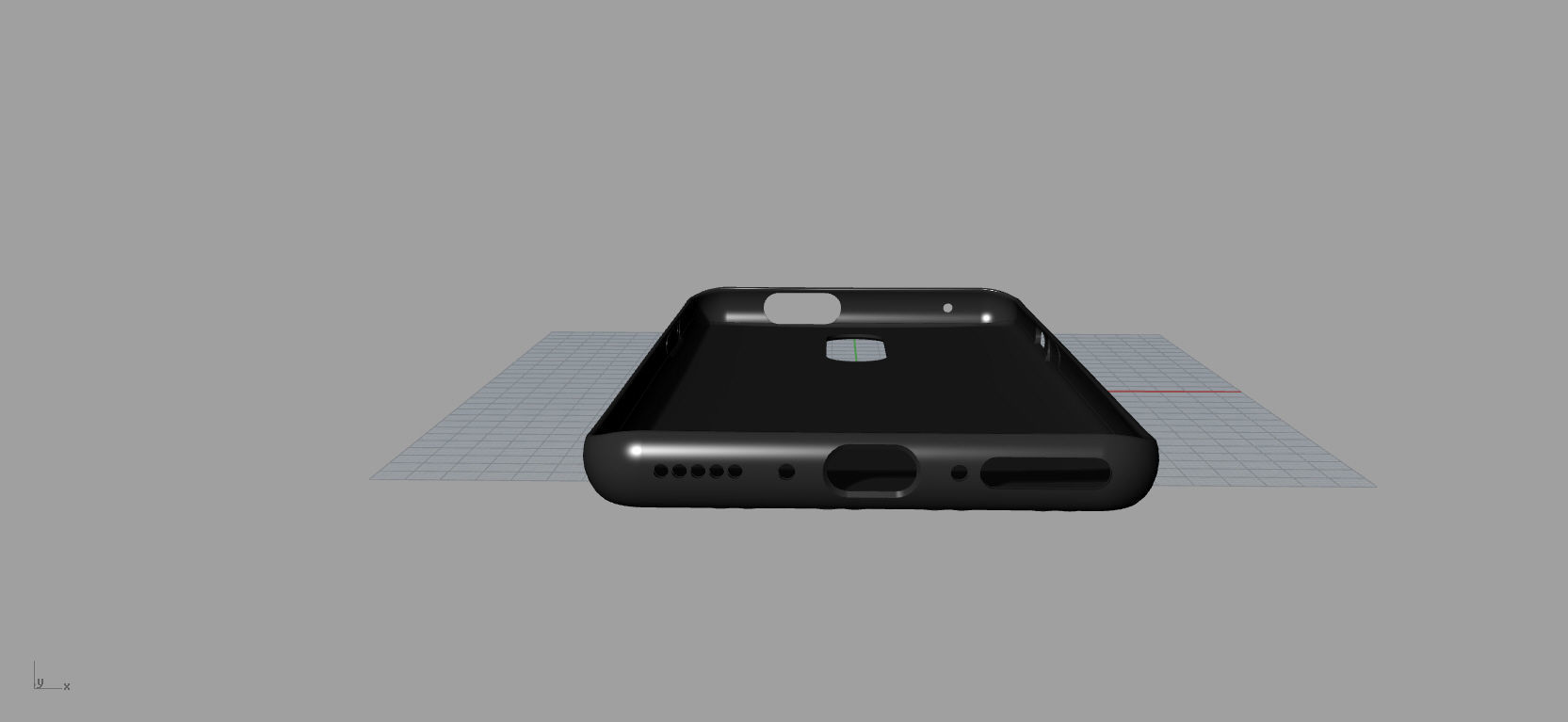 Original Oneplus 7 pro black Case 3D Model 3D print model 3D print model_11