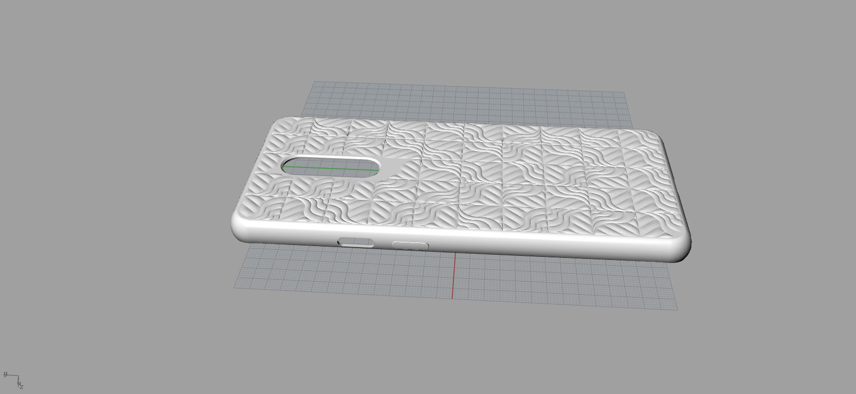 Original Oneplus 7 pro blue case 3D Model 3D print model 3D print model_15