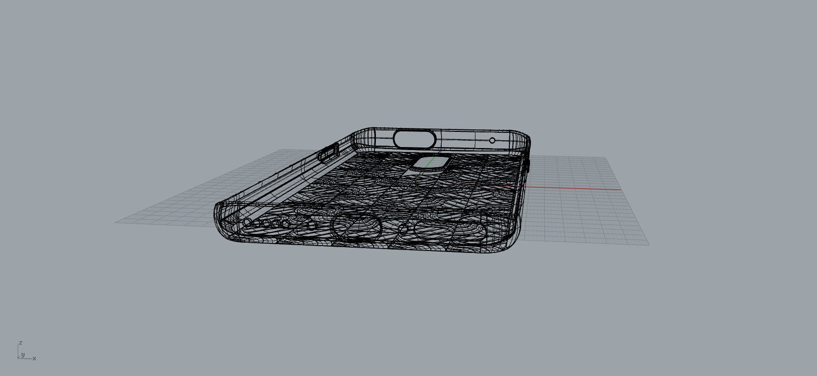 Original Oneplus 7 pro blue case 3D Model 3D print model 3D print model_6