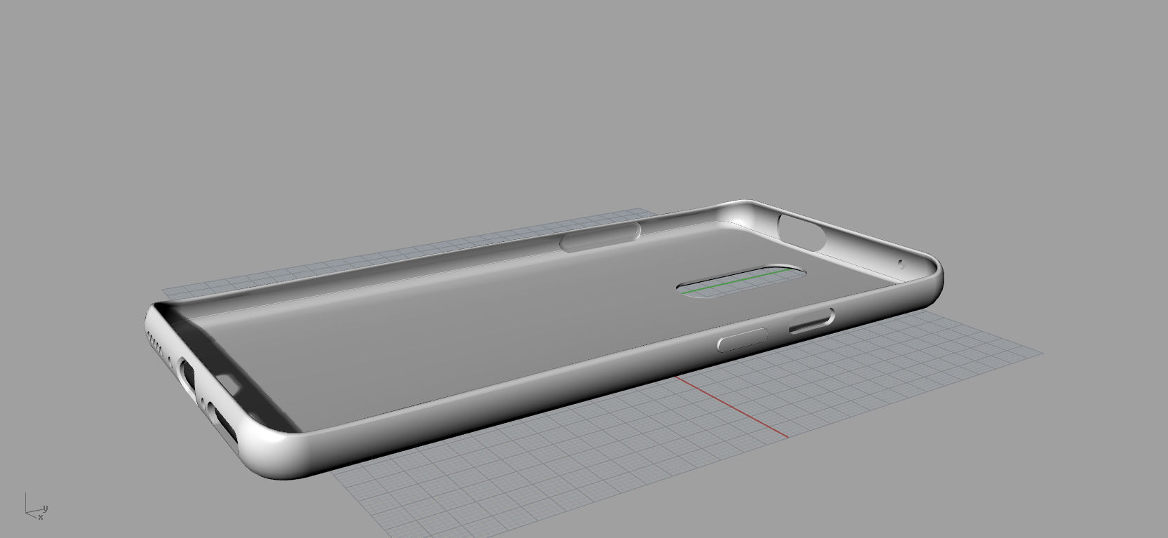 Original Oneplus 7 pro white Case 3D Model 3D print model      3D print model_6