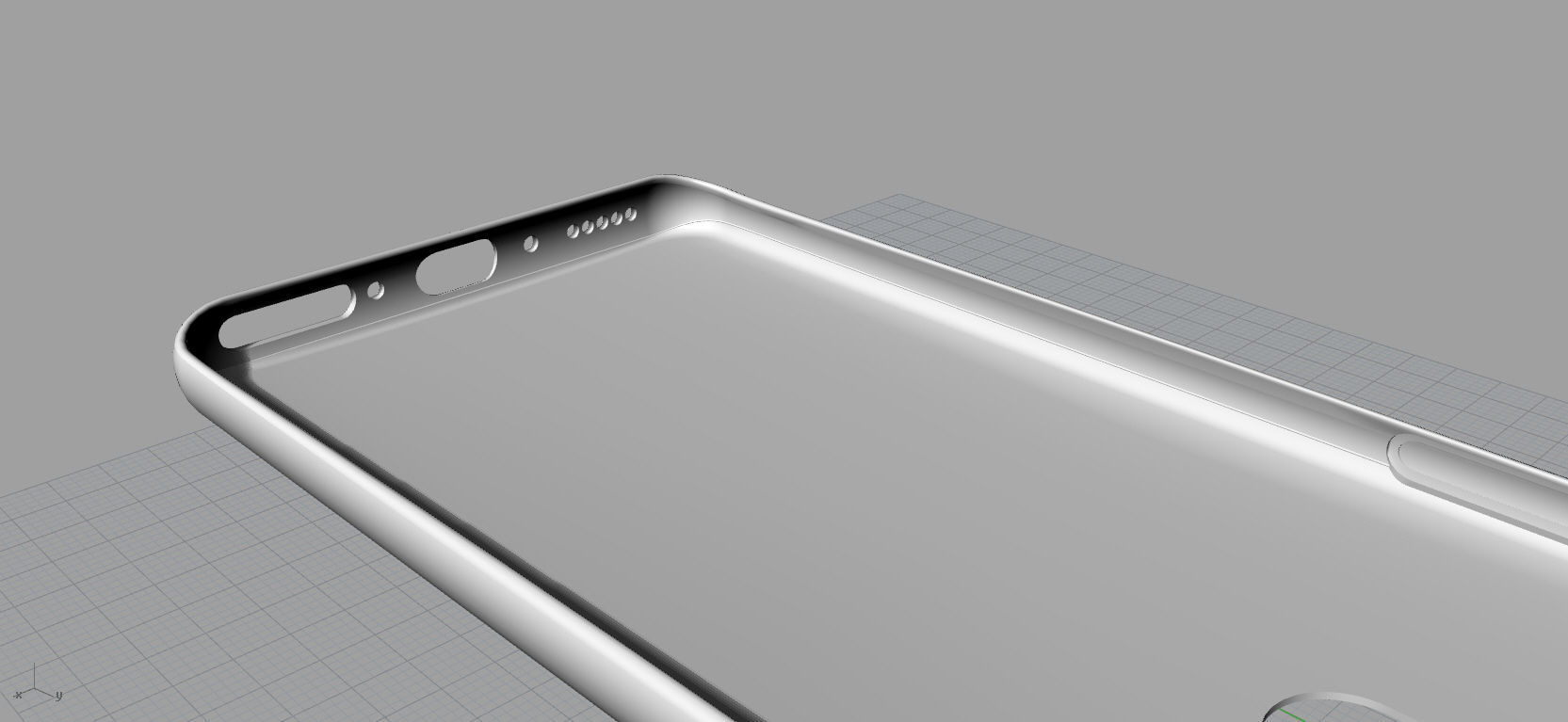 Original Oneplus 7 pro white Case 3D Model 3D print model      3D print model_8