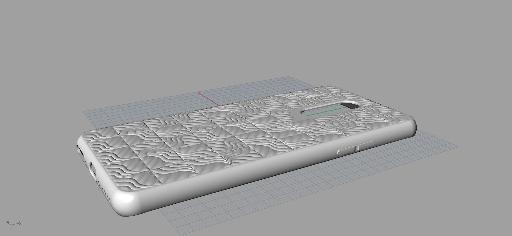 Original Oneplus 7 pro white Case 3D Model 3D print model      3D print model_19