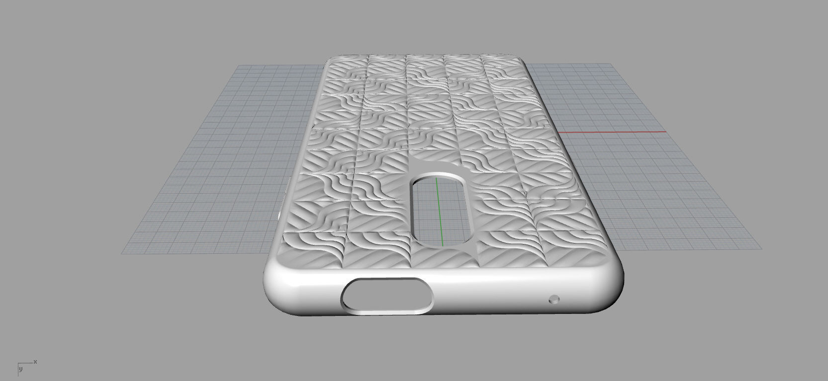 Original Oneplus 7 pro white Case 3D Model 3D print model      3D print model_17