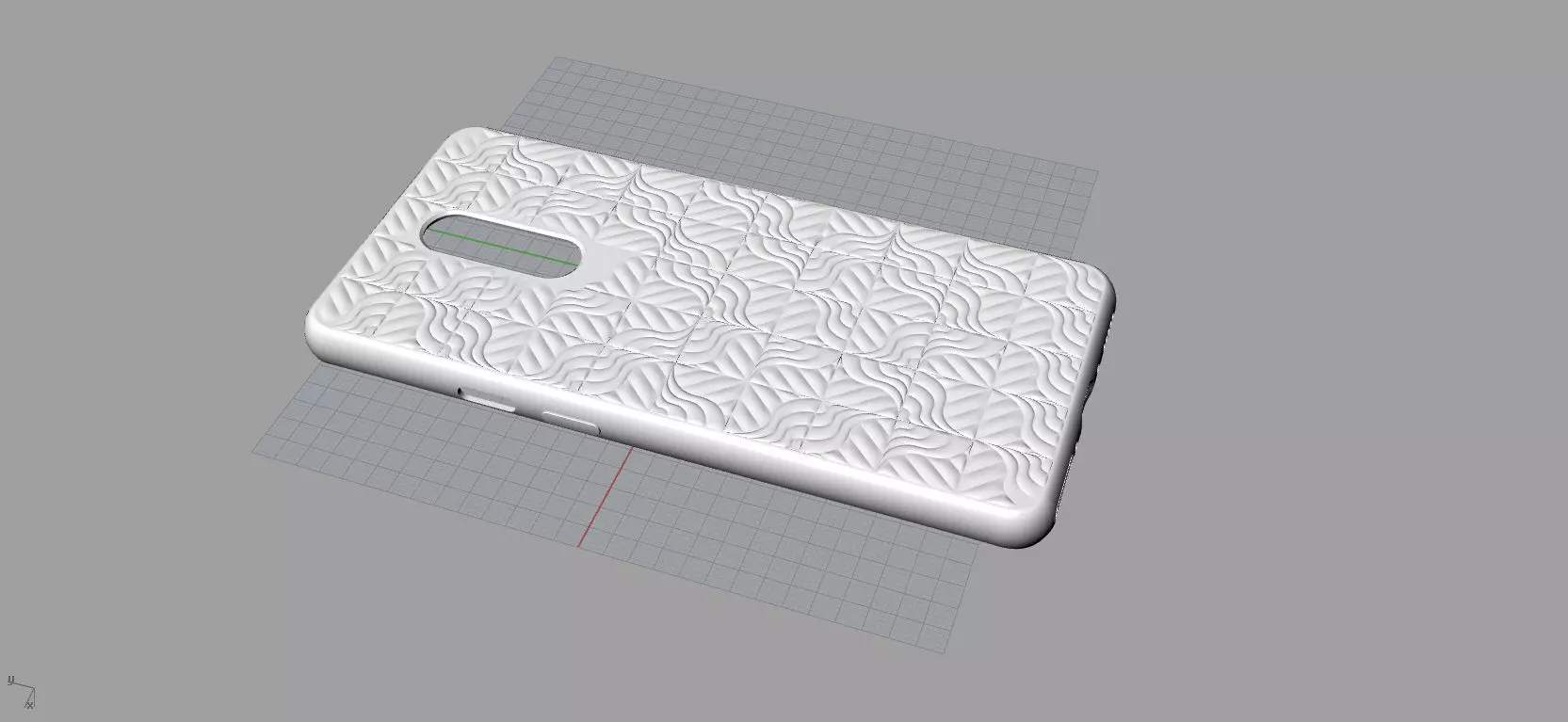 Original Oneplus 7 pro white Case 3D Model 3D print model      3D print model_0