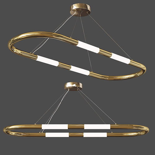 nuage pendant light  3D model