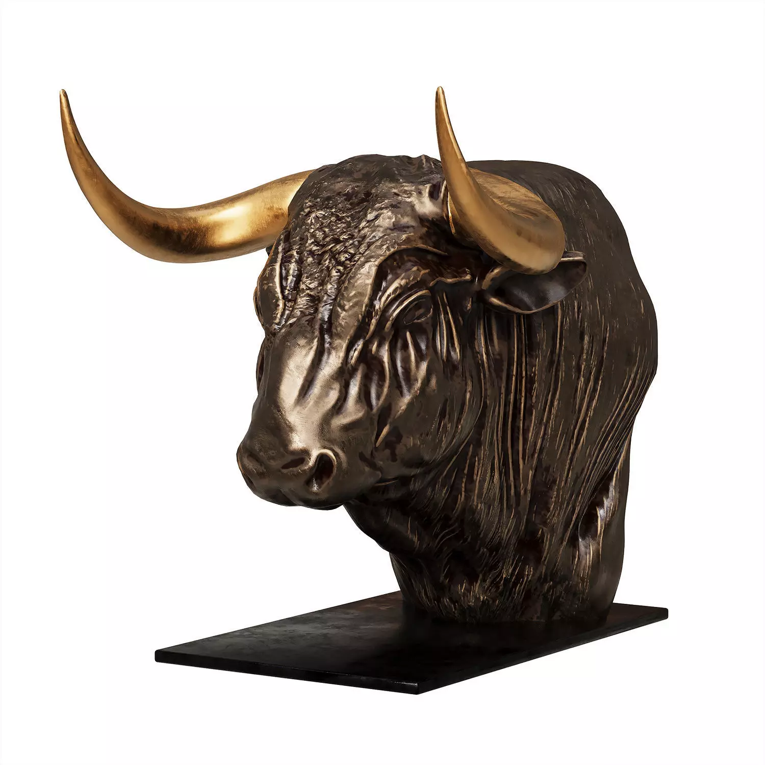 Bull head 3D model_1