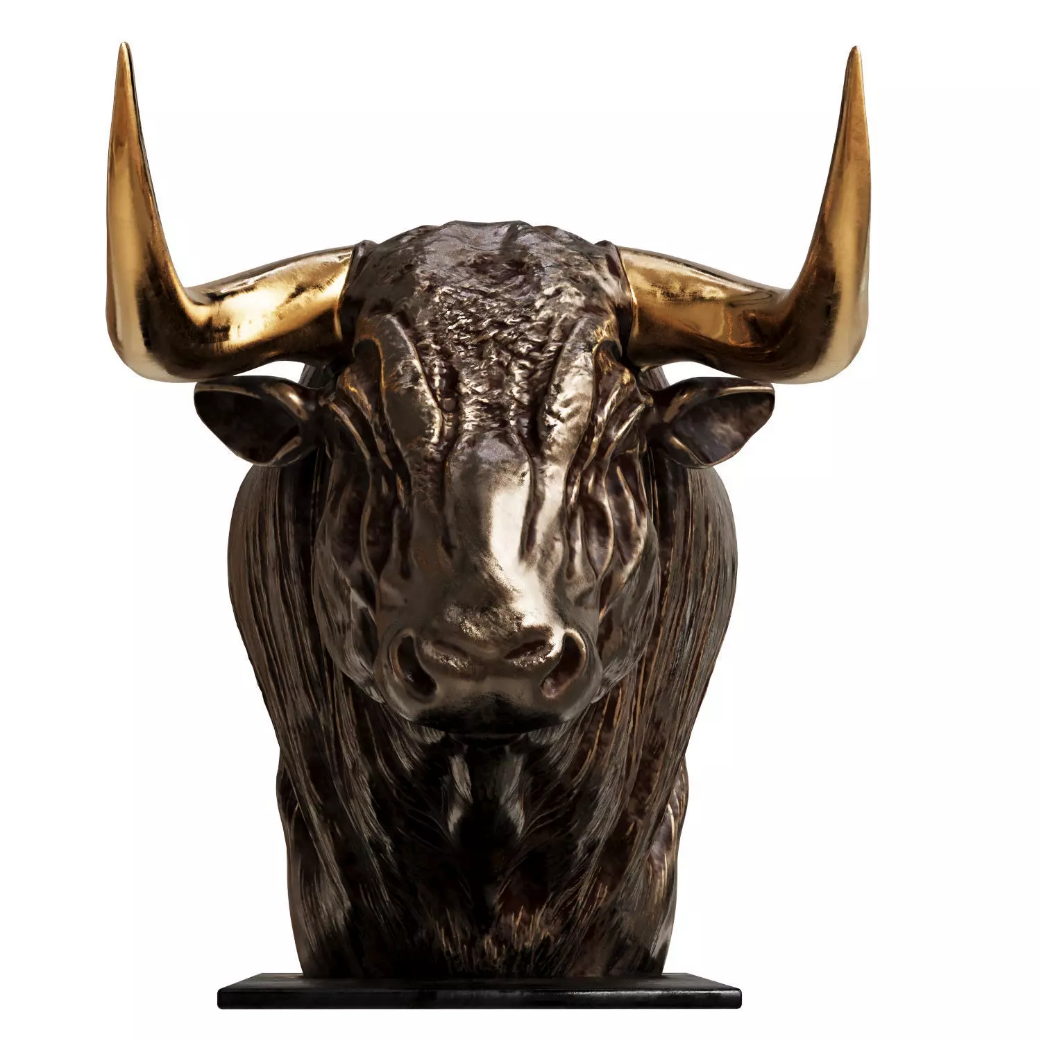 Bull head 3D model_4