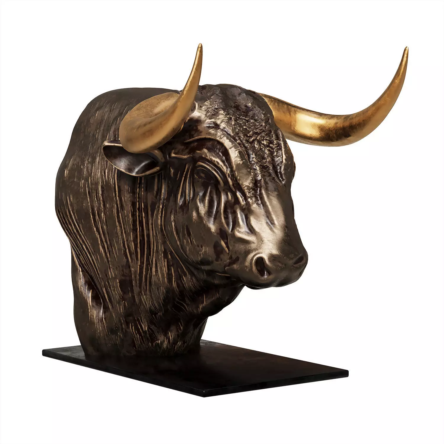 Bull head 3D model_0