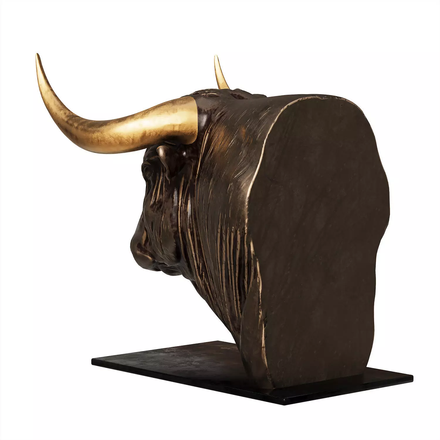 Bull head 3D model_2