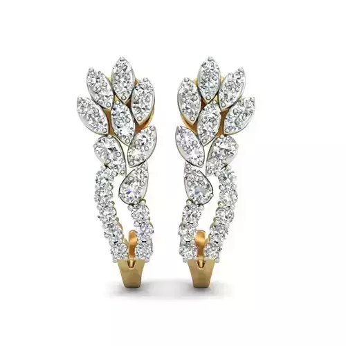 Women earrings 3dm stl render detail 3D print model