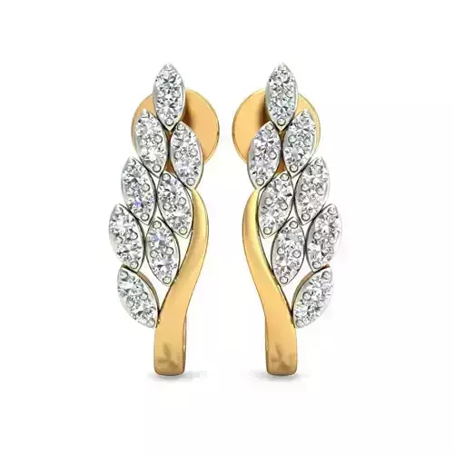 Women earrings 3dm stl render detail 3D print model