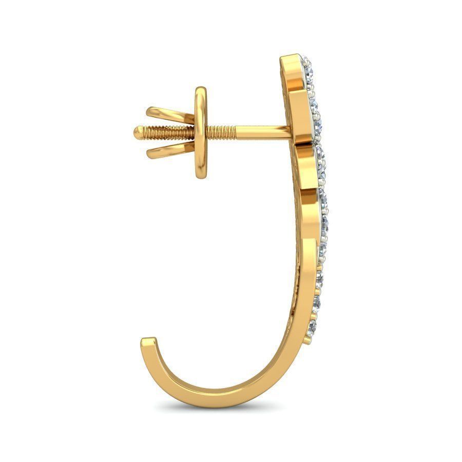 Women earrings 3dm stl render detail 3D print model 3D print model_2