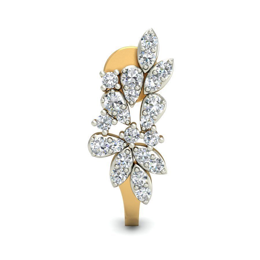 Women earrings 3dm stl render detail 3D print model 3D print model_1