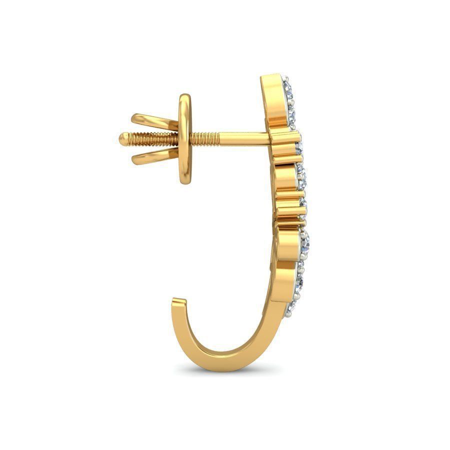 Women earrings 3dm stl render detail 3D print model 3D print model_2