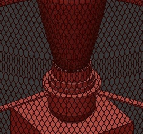 Radial Cage 3D model_3